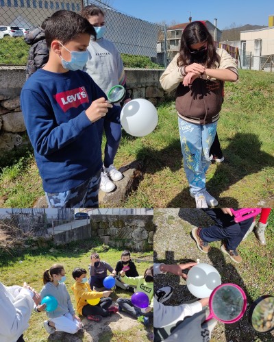 Os globos da horta